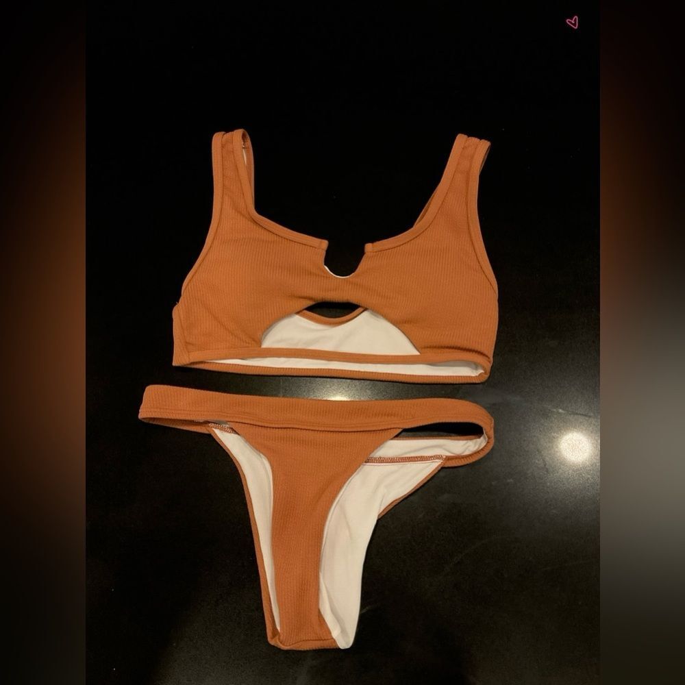 Rust Orange Bikini Set